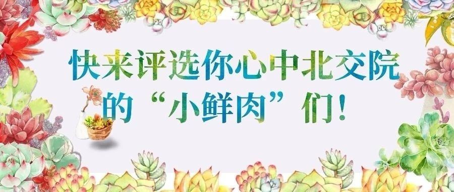 春光明媚~晒晒太阳，快来看看北交院里的小鲜肉们!